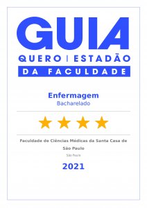 O curso de Graduação em Fonoaudiologia da Faculdade de Ciências Médicas da Santa Casa de São Paulo recebeu quatro estrelas na avaliação de cursos superiores realizada pelo Guia do Estudante Profissões – Vestibular 2019