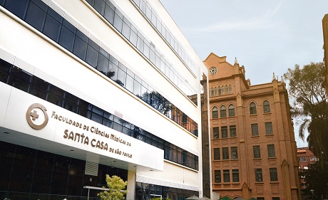Fachada da Faculdade de Ciências Médicas da Santa Casa de São Paulo