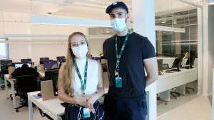 Anna Mennitti e Vinicius Peres do InovaSanta: modernidade e inspiração 